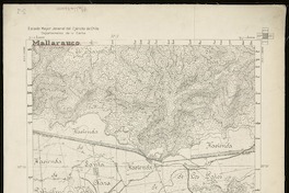 Mallarauco  [material cartográfico] Estado Mayor Jeneral del Ejército de Chile. Departamento de la Carta.