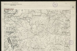 Mallermo  [material cartográfico] Instituto Geográfico Militar de Chile. Carta de Estado Mayor.