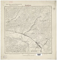 Miraflores  [material cartográfico] Estado Mayor Jeneral del Ejército de Chile. Departamento de la Carta ; levantada por: Teniente Bernardo Gómez.