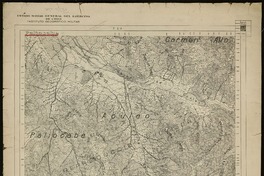 Paliocabe  [material cartográfico] Estado Mayor General del Ejército de Chile. Instituto Geográfico Militar.