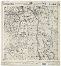 Palmilla Departamento de Santa Cruz [material cartográfico] : Ejército de Chile. Instituto Geográfico Militar.