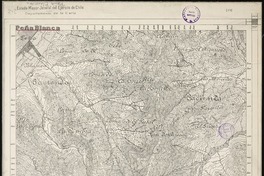 Peña Blanca  [material cartográfico] Estado Mayor Jeneral del Ejército de Chile. Departamento de la Carta.