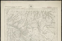 Placilla Departamento de Valparaíso y Casablanca [material cartográfico] : Estado Mayor General del Ejército de Chile. Instituto Geográfico Militar.