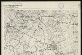Puquillay  [material cartográfico] Instituto Geográfico Militar de Chile. Carta de Estado Mayor.