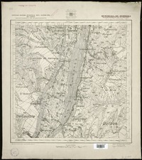 Quebrada de Herrera Departamento de Putaendo [material cartográfico] : Estado Mayor Jeneral del Ejército de Chile. Departamento de Levantamiento.