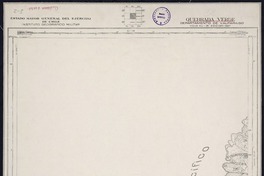 Quebrada Verde Departamento de Valparaíso [material cartográfico] : Estado Mayor General del Ejército de Chile. Instituto Geográfico Militar.