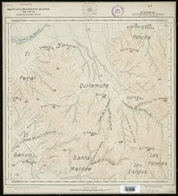 Quilamuta Prov. de Santiago Dept. de Melipilla. Prov. de Colchagua Dept. de Cachapoal [material cartográfico] : Instituto Geográfico Militar de Chile. Carta de Estado Mayor.