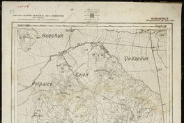 Quilapilun Departamento de Santiago [material cartográfico] : Estado Mayor Jeneral del Ejército de Chile. Departamento de Levantamiento.
