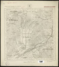 Resguardo de Los Patos Departamentos de Ligua i Putaendo [material cartográfico] : Estado Mayor Jeneral del Ejército de Chile. Departamento de Levantamiento.