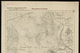 Rinconada de Lo Espejo  [material cartográfico] Estado Mayor Jeneral del Ejército de Chile. Departamento de la Carta.