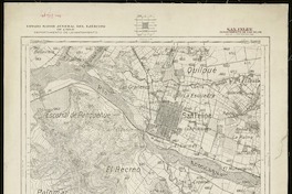 San Felipe Departamento de San Felipe [material cartográfico] : Estado Mayor Jeneral del Ejército de Chile. Departamento de Levantamiento.