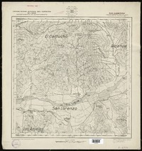 San Lorenzo Departamento de La Ligua [material cartográfico] : Estado Mayor Jeneral del Ejército de Chile. Departamento de Levantamiento.