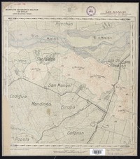 San Manuel Departamento de Melipilla [material cartográfico] : Instituto Geográfico Militar de Chile. Carta de Estado Mayor.