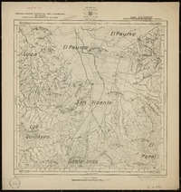 San Vicente Departamento de SanAntonio y Melipilla [material cartográfico] : Estado Mayor General del Ejército de Chile. Instituto Geográfico Militar.