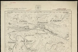 Tabolango Departamentos de Quillota i Limache [material cartográfico] : Estado Mayor Jeneral del Ejército de Chile. Departamento de Levantamiento.