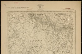 Tanume Departamento de San Fernando [material cartográfico] : Estado Mayor General del Ejército de Chile. Instituto Geográfico Militar.