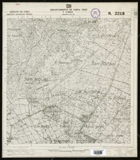 Teno Departamentos de San Cruz y Curicó[material cartográfico] : Ejército de Chile. Instituto Geográfico Militar.