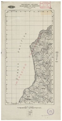 Pullaullao - Las Cañas Departamento de Constitucióm [material cartográfico] : Instituto Geográfico Militar de Chile.