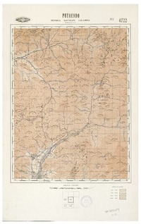 Putaendo Petorca San Felipe Los Andes [material cartográfico] : Instituto Geográfico Militar de Chile.