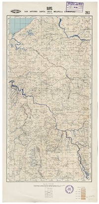 Rapel San Antonio Santa Cruz Melipilla Cachapoal [material cartográfico] : Instituto Geográfico Militar de Chile.