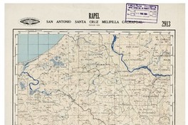 Rapel San Antonio Santa Cruz Melipilla Cachapoal [material cartográfico] : Instituto Geográfico Militar de Chile.