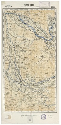 Santa Cruz San Fernando - Santa Cruz - San Vicente [material cartográfico] : Instituto Geográfico Militar de Chile.
