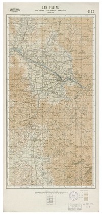 San Felipe San Felipe Los Andes Santiago [material cartográfico] : Instituto Geográfico Militar de Chile.