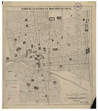 Plano de la ciudad de Santiago de Chile
