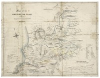 Map of the Waddington Canal and portion of the Santiago and Valparaíso Railway