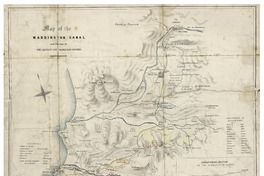 Map of the Waddington Canal and portion of the Santiago and Valparaíso Railway