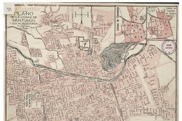 Plano de la ciudad de Santiago y sus alrededores
