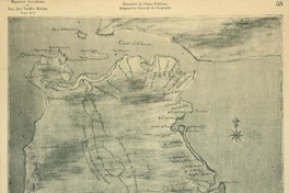 Plano d una parte d la ysla grande d Chiloé para manifestar el camino nuevo, y su atajo, o desecho, por el que se hace el mas corto viage que presenta la desegualdad del terreno intermedio entre este Puerto de Sn. Carlos, y Santiago de Castro Capital de la Provincia.