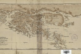 Archipiélago del Cabo de Hornos rejión esplorada i levantada por el buque hidrógrafo francés Romanche 1883.