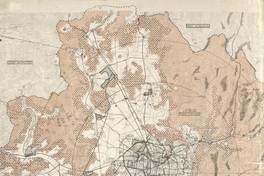 Plano micro-regional : Santiago-Chile Ministerio de Obras Públicas.