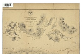 Canal Oeste Chile : Canales de Patagonia [material cartográfico] : Levantado por el Comandante D. Carlo de Amezaga i Oficiales de la Corbeta italiana "Caracciolo".