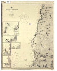 América del Sur : Costa Oeste : Cuarterón IV Chile : desde Pta. Cabeza de Vaca hasta Pta. Lengua de Vaca