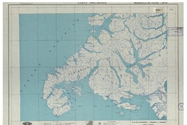 Península de Taitao 4675 : carta preliminar [material cartográfico] : Instituto Geográfico Militar de Chile.