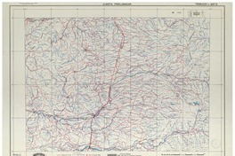 Temuco 3873 : carta preliminar [material cartográfico] : Instituto Geográfico Militar de Chile.