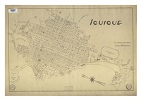 Iquique con la numeración oficial de manzanas de la Asociación de Aseguradores de Chile. [material cartográfico] :
