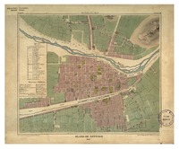 Plano de Santiago 1831
