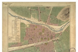 Plano de Santiago 1831