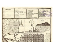 Pianta della citta di Sant' Iago, Capitale del Regno del Chili