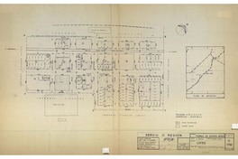 Pueblo de Sierra Gorda  [material cartográfico] Serviu, II Región ; topográfo Luis Torres R. ; dibujante P. Mosjos.