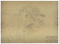 Planta Pedro de Valdivia : plano general de los campamentos de empleados y obreros Sociedad Química y Minera de Chile S.A.