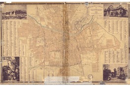 Plano de la ciudad de Santiago