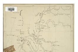 Plano del Río Valdivia i sus tributarios australes.