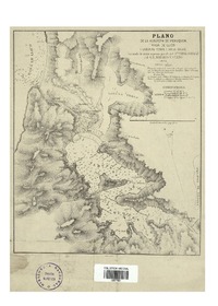 Plano de la albúfera de Vichuquen, Rada de LLico i lagunas Torca i Agua Dulce