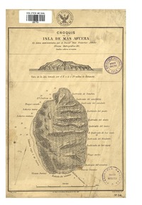 Croquis de la Isla de Mas Afuera
