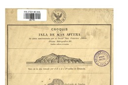 Croquis de la Isla de Mas Afuera