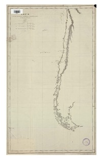 Carta de los sinietros marítimos ocurridos sobre el litoral chileno